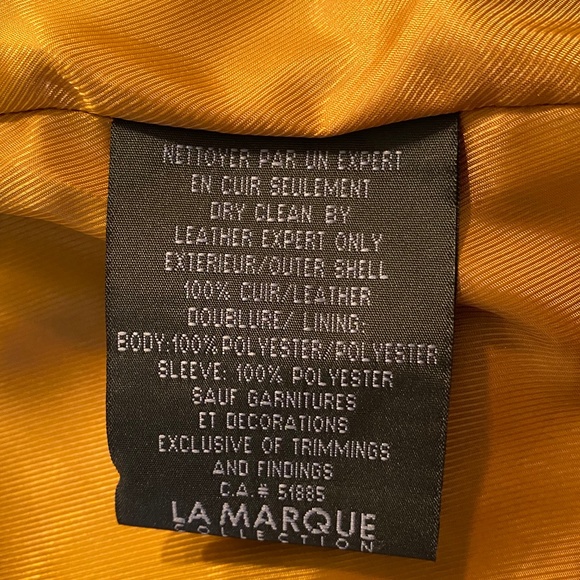 Tan Leather Biker Jacket - Picture 2 of 6